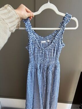 princess polly baby blue dress Rent Dôen Blue Dress UK 8 main image 1